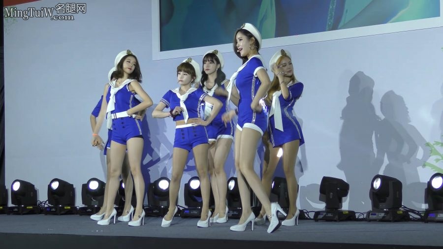 韩国美女组合T-ara六位的制服高跟美腿跳舞[网盘]（第2张/共12张）