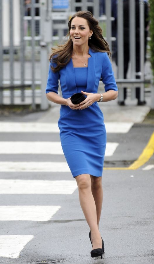 Kate Middleton气质端庄优雅腿穿丝袜高跟外出（第2张/共10张）