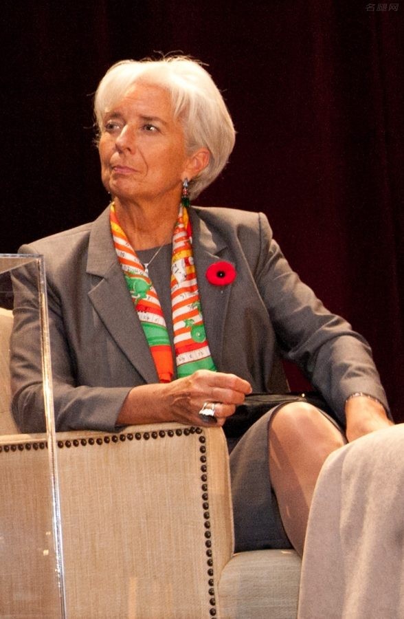 IMF总裁克里斯蒂娜·拉加德丝袜高跟出席活动（第2张/共2张）
