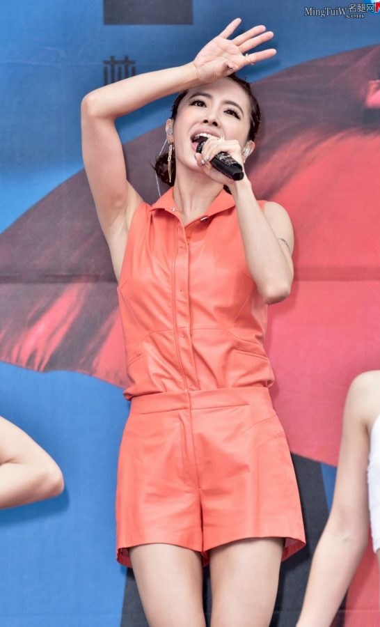 Jolin蔡依林美腿细高跟打完棒球上台跳舞(58/74)