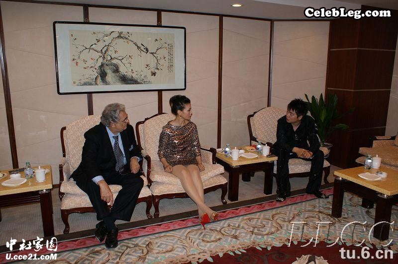 宋祖英超短裙大秀肉丝高跟长腿(1/6)