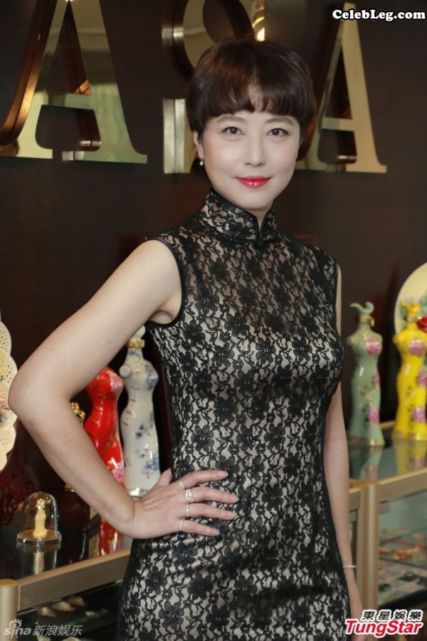 熟女周海媚黑丝旗袍装(2/6)