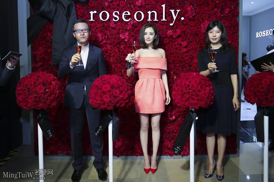 明星杨幂美腿代言Roseonly花店像一朵小玫瑰(27/27)