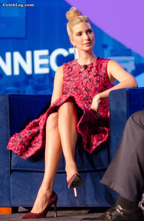 川普女儿Ivanka Trump坐姿优雅身材高挑(15/17)