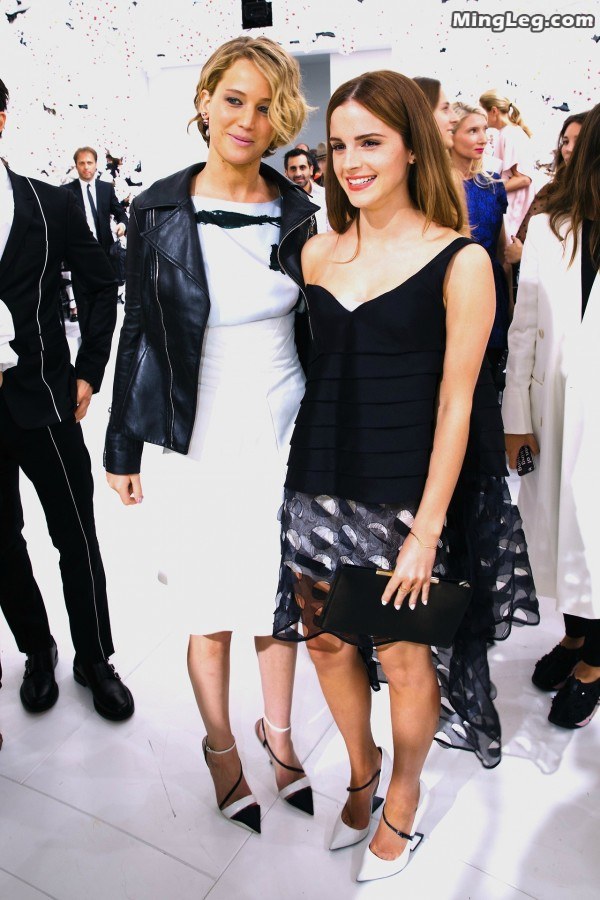 Jennifer Lawrence和Emma Watson两位高跟美腿（第7张/共11张）