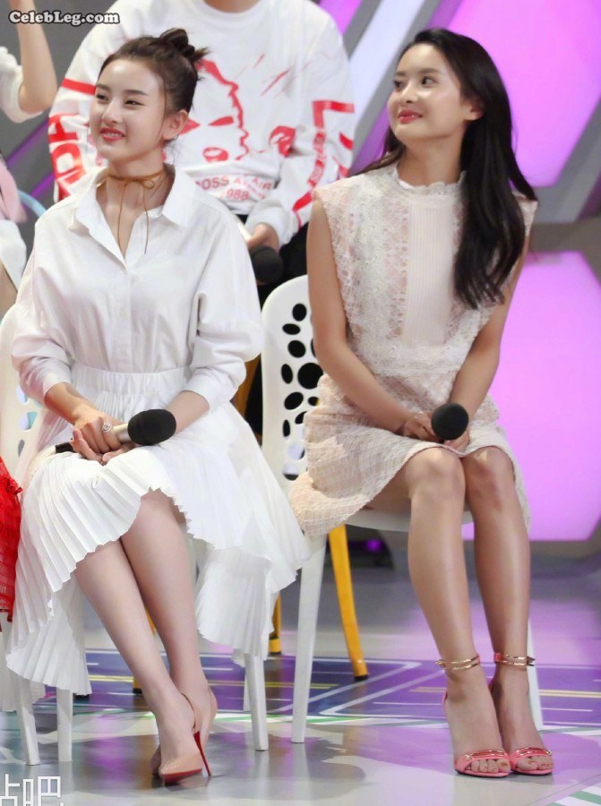 江疏影快乐大本营美腿艳冠群芳(3/15)