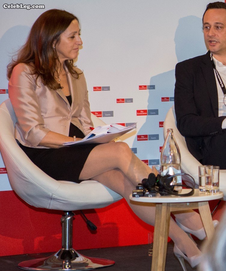 Spanish female economic think tank Irene Mia's pork legs(4/5)