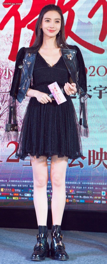 Angelababy微微露腿很倾城(3/4)