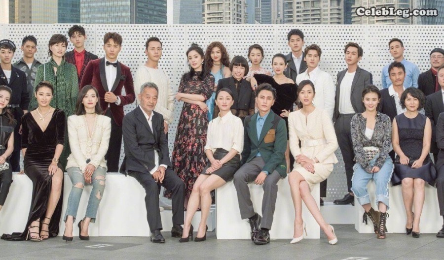 章子怡红唇美腿一堆明星数她浪(13/27)