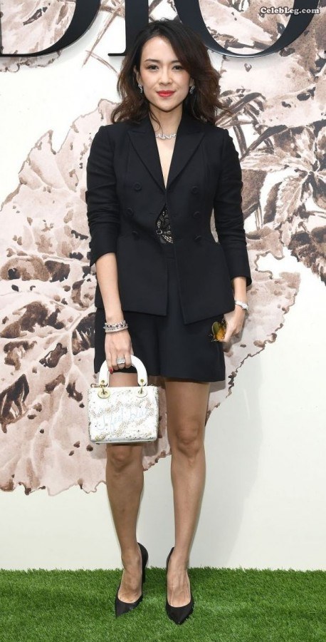 International star Zhang Ziyi's beautiful legs in uniform(2/2)