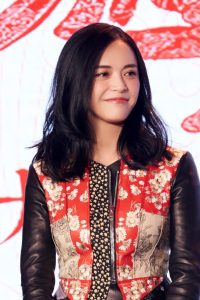 美腿姚晨和众女星宣传电影