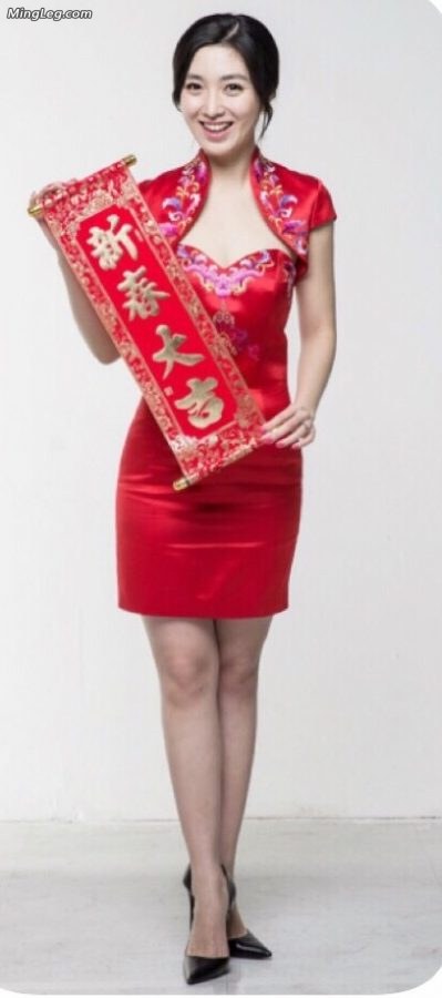 上海卫视主播何卿美腿高跟贺新年(3/5)
