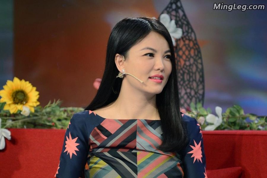 李湘做客杨澜节目都穿丝了不过露的太少(4/5)