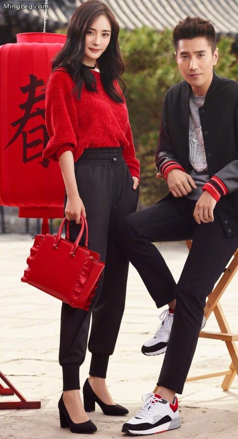 杨幂高跟美腿代言H&M(6/7)