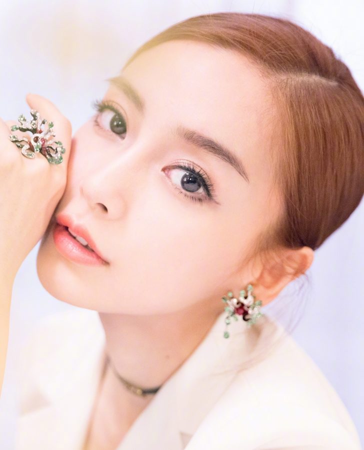 Angelababy这美脸这大嘴小明有福气了(8/10)