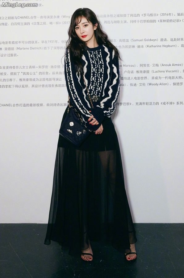 我大幂幂杨幂的朦胧美腿(附众女星合照)(2/21)