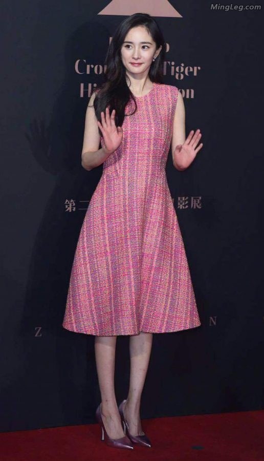 杨幂杨大仙女在平遥电影展红毯上(9/14)