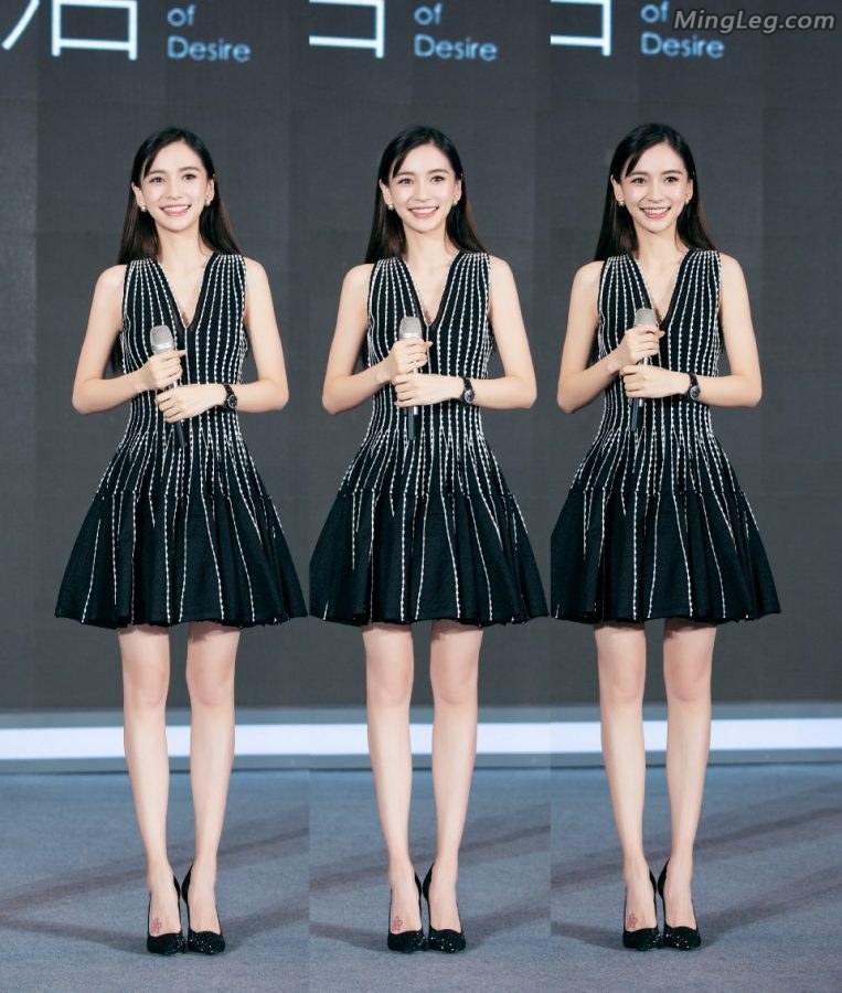 杨颖Angelababy笑容甜美好想亲她一下(1/10)