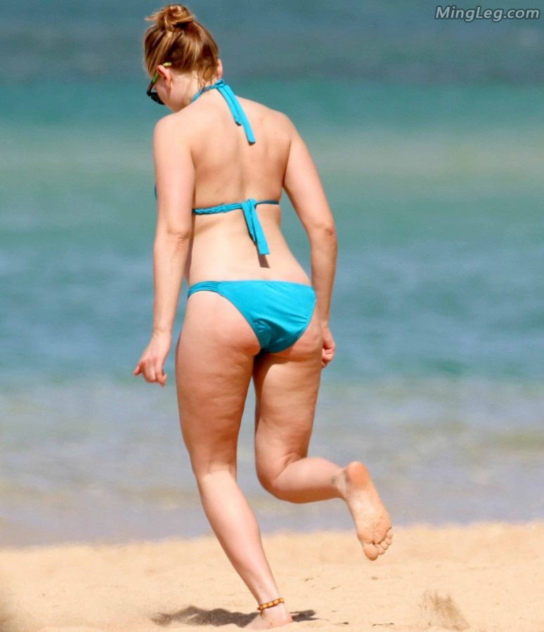 斯嘉丽·约翰逊Scarlett Johansson海滩性感比基尼(10/10)