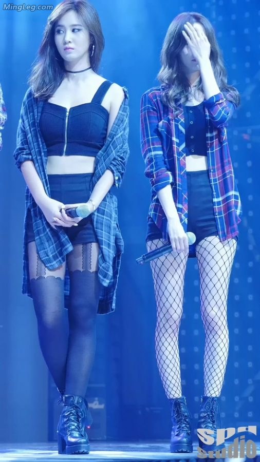 少女时代权俞利、林允儿、金泰妍各种黑丝网袜[网盘](3/5)