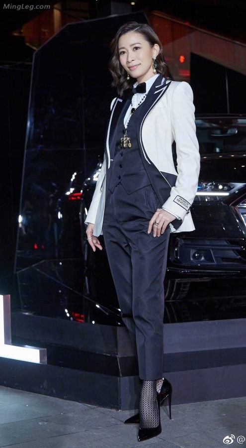 Charmaine Sheh is really good at wearing black pantyhose underneath her pants(3/4)
