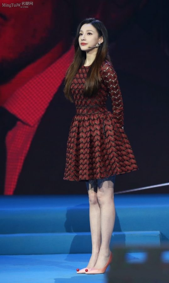 Ma Fanshu hosts the show. What great legs(6/8)