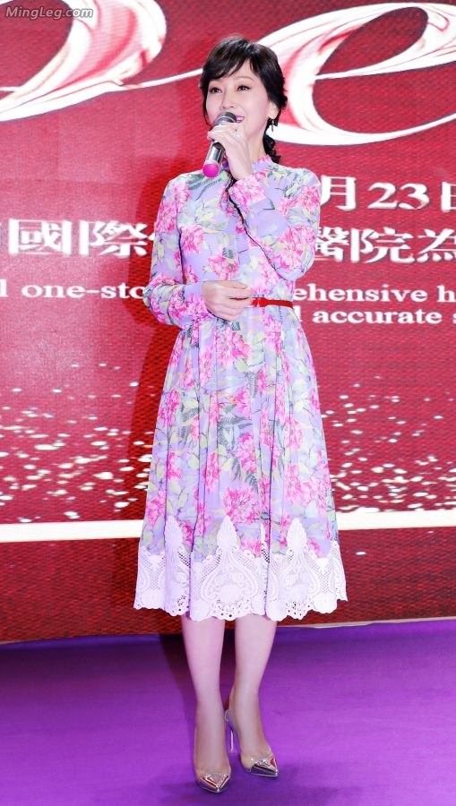不老女星赵雅芝穿尖头高跟出席商业活动(5/5)