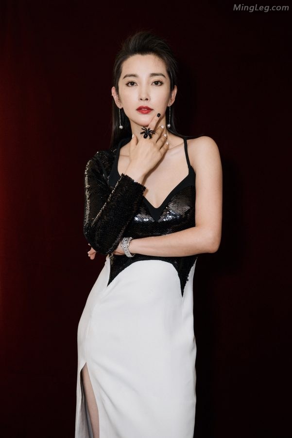 李冰冰穿了侧边分叉的长裙露出修长的美腿(2/14)