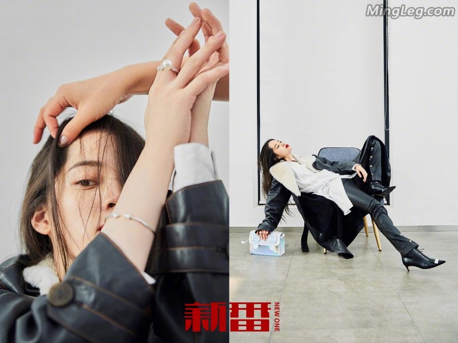 欧阳娜娜又双叒叕穿靴子秀美腿了(5/6)