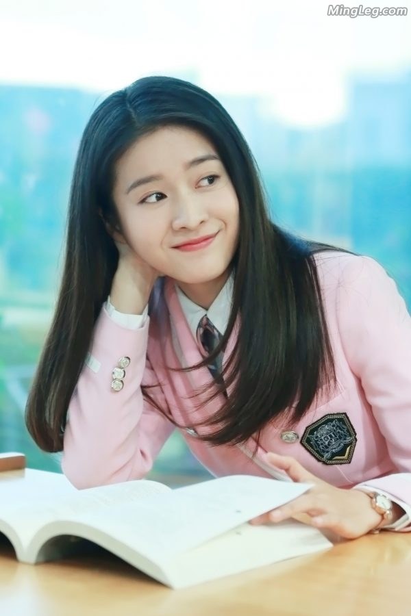 粉嫩学生少女张雪迎校服棉筒袜(8/8)