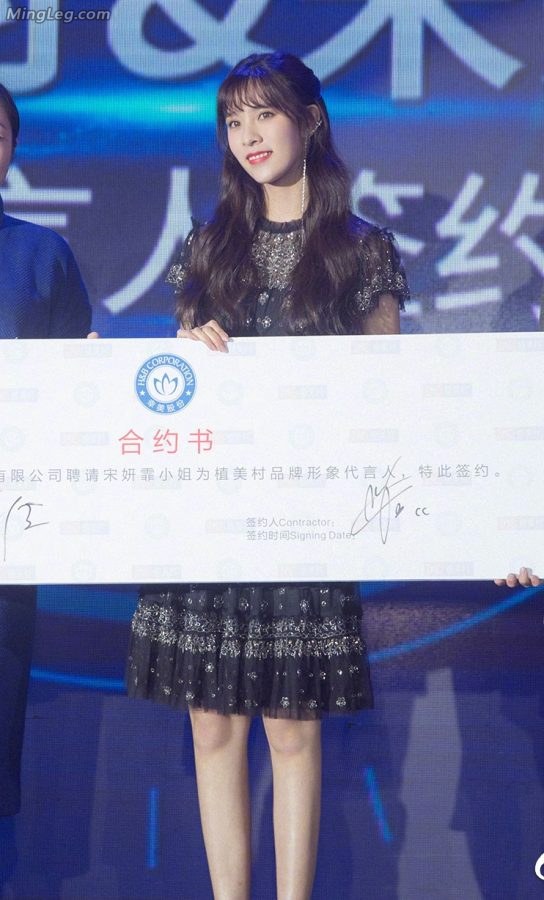 气质美女明星宋妍霏高跟鞋内可爱的美足(3/5)