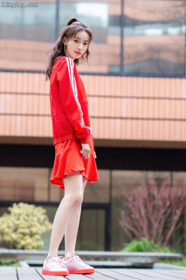 运动系美少女吴谨言代言adidas(6/11)