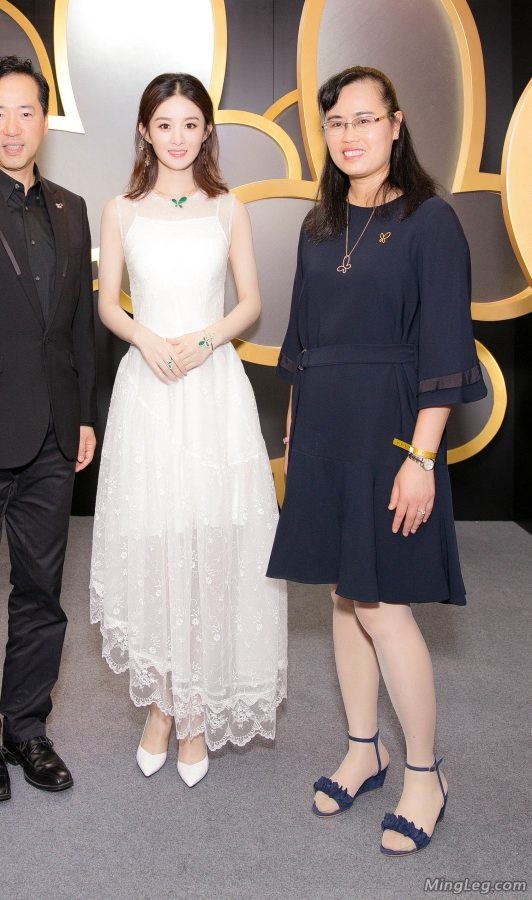 Why are you so beautiful? Zhao Liying appeared in fairy clothes and white high heels(5/10)