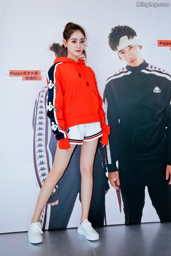 快乐又有活力的美少女祝绪丹代言Kappa(1/7)