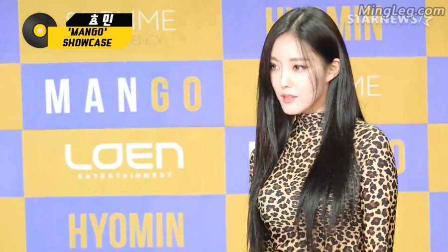 Park Hyomin promotes single with leopard print skirt and black pantyhose, a wild and cute little sister [Network Disk](5/10)