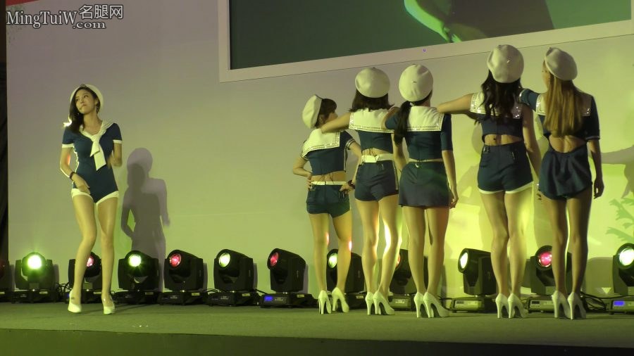 韩国美女组合T-ara六位的制服高跟美腿跳舞[网盘](8/12)