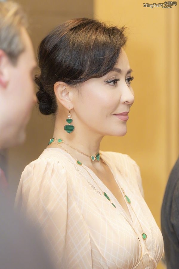 气质的成熟美人刘嘉玲翘起细高跟美脚(6/15)