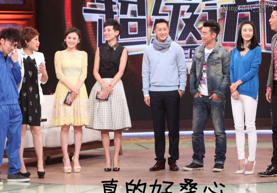 王丽坤录制《超级访问》脚穿性感尖头高跟鞋(13/21)