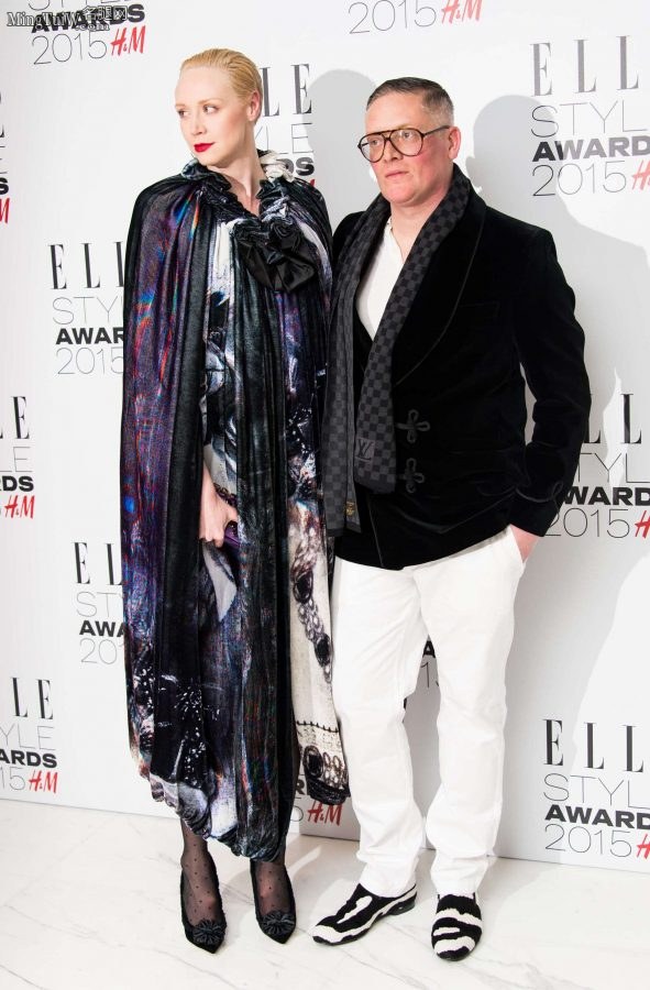 Gwendoline Christie, who plays Brienne the Beauty, polka-dot pantyhose(12/15)