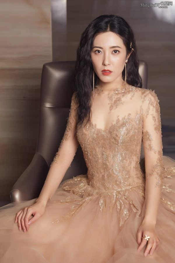 气质高贵明星曾黎穿华丽美裙拍摄质感大片(1/9)
