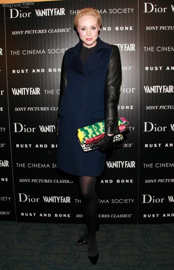 高个子美人Gwendoline Christie穿了黑色丝袜（第6张/共8张）