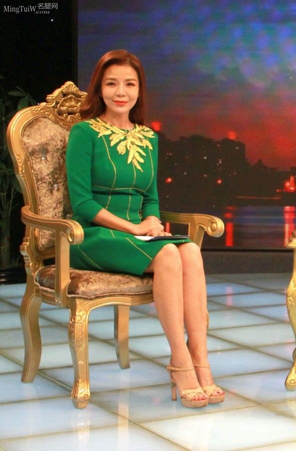 朱迅采访企业家现场秀出她的各种高跟鞋(28/63)