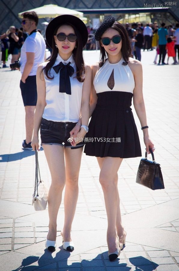 妖艳的节目主持人许燕玲美腿图合集(5/6)