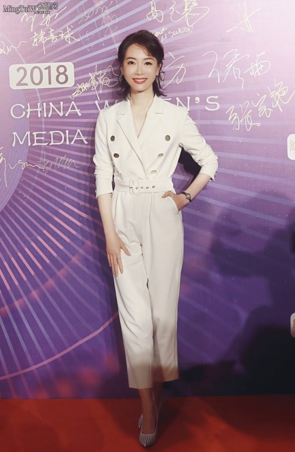 陈数长裤配尖头细高跟女强人气质(9/11)