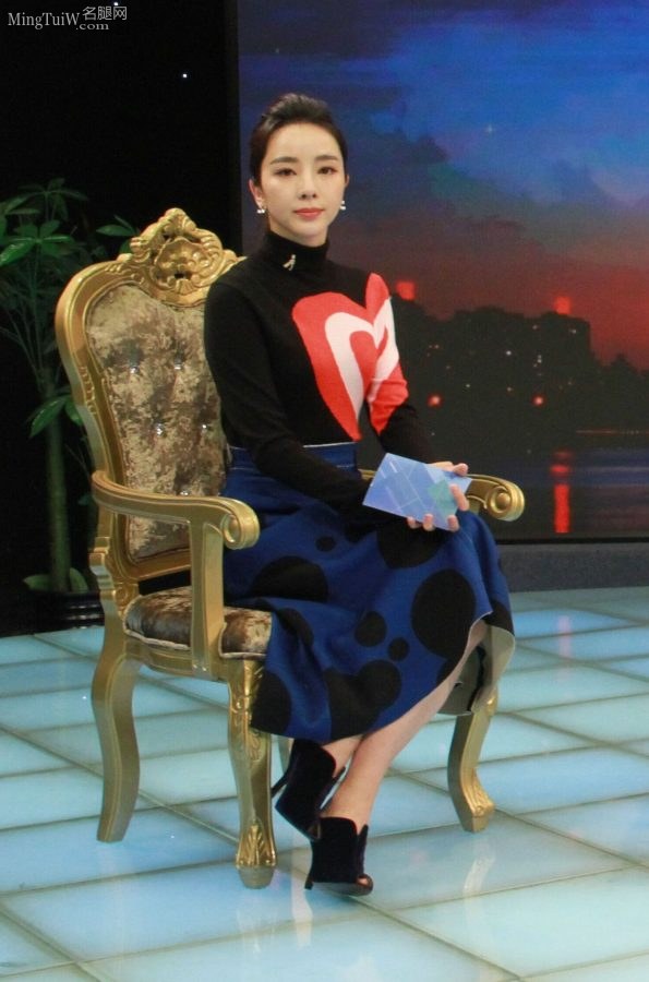 李思思采访企业家现场秀出她的各种高跟鞋(12/12)