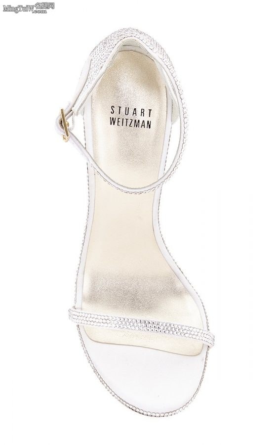 张雨绮脚穿Stuart Weitzman性感水晶高跟凉鞋(5/9)