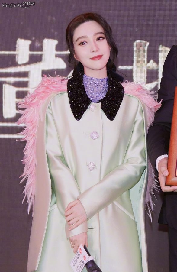 美艳魅惑的女星范冰冰脚踩银色细高跟鞋(3/10)