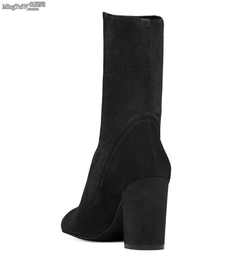 李小冉在《超级访问》节目里穿的Stuart Weitzman牌麂皮短靴(7/7)