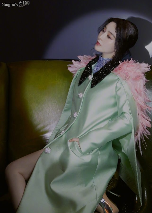 美艳魅惑的女星范冰冰脚踩银色细高跟鞋(9/10)