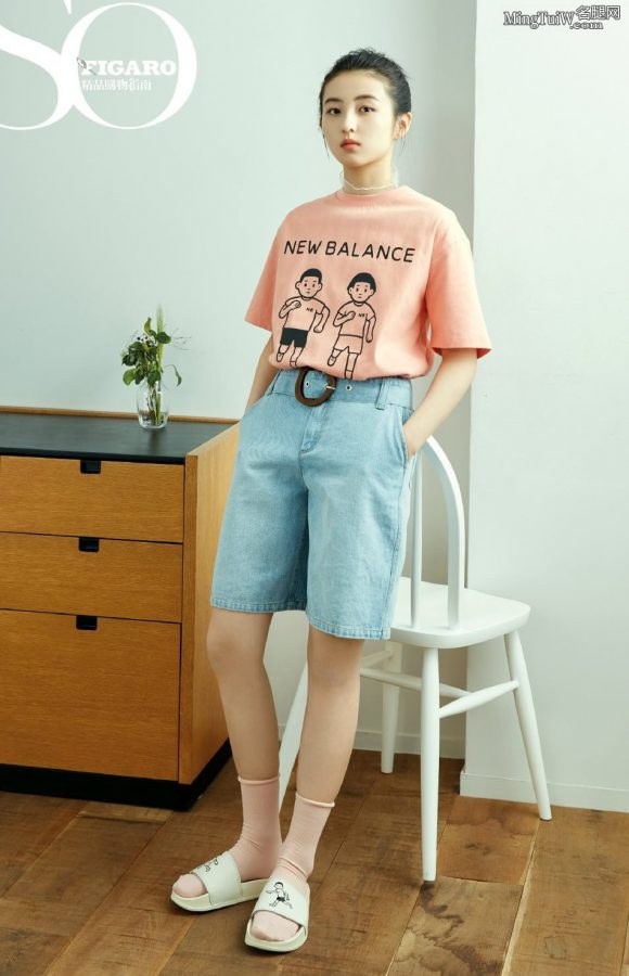 New Balance品牌代言人张子枫光滑的美腿（第5张/共9张）